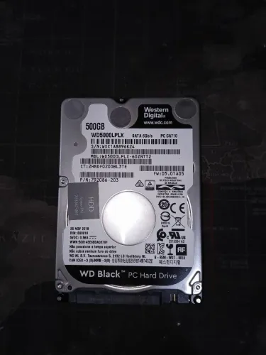 HD 500GB WESTERN DIGITAL BLACK