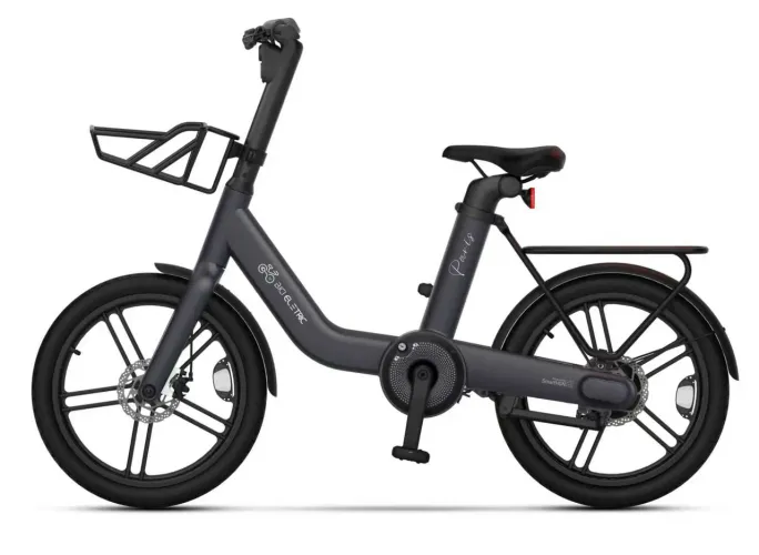 Bicicleta Elétrica Bici Paris BC020, 250w, Aro 20, Bateria 36v-9.6Ah, 32km/h, carga 120kg