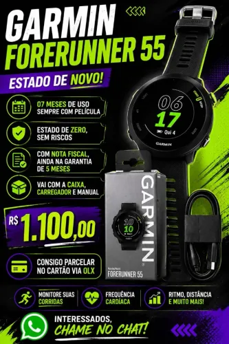 Relógio Garmin Forerunner 55