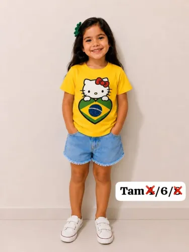 Camisa infantil do Brasil.