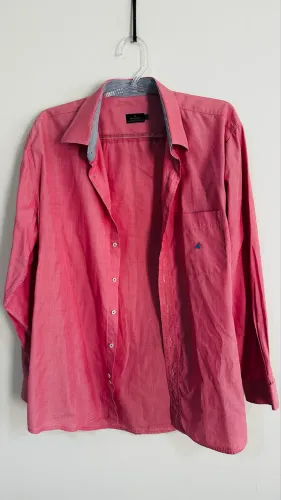 Camisa Brooksfield rosa TAM 46