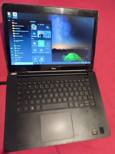 Notebook dell core i7 8 ram placa vídeo AMD