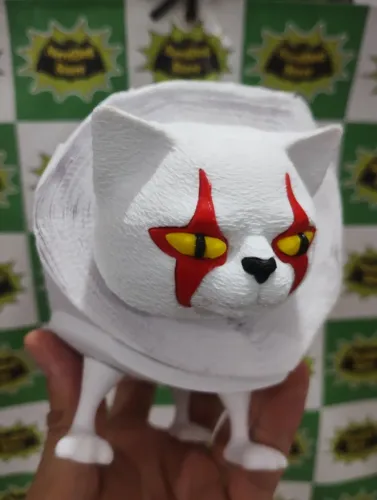 Pennywise Cat Suporte de Papel (rolo) - Utilidade Banheiro Utensílios Gato NerdDog Store