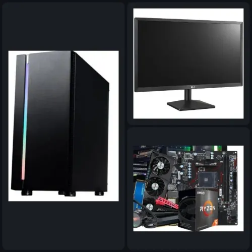 PC Completo + Monitor LG 23,8" Full HD
