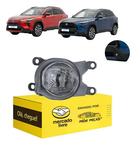 Farol Milha Toyota Corolla Cross 2021 22 23 A 2026 Led Le Cristal