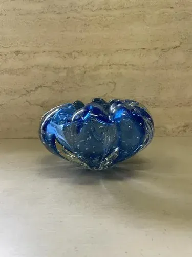 Centro De Mesa De Murano Azul- Labone