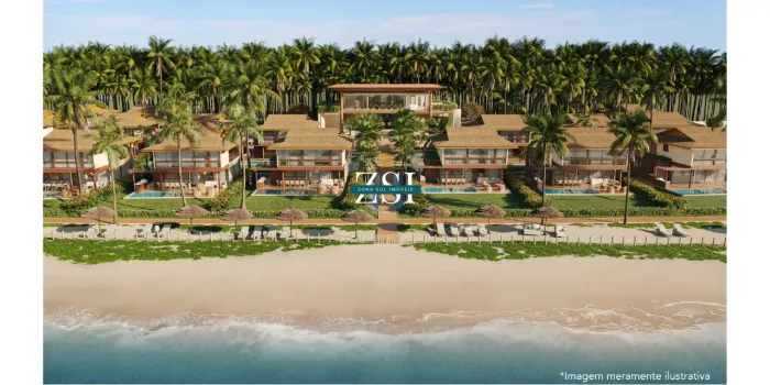 Viva a Exclusividade à Beira-Mar em Japaratinga/AL Casas com 250m2 de área útil com 4 suít