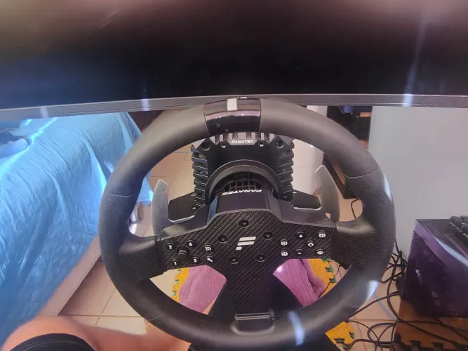 Kit Base Fanatec CSL 8NM DD + volante Fanatec P1, QRL2, excelente estado