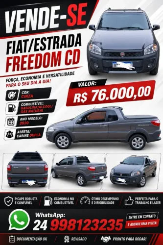 Fiat Strada Freedom 1.4 Flex 8V CD 2020