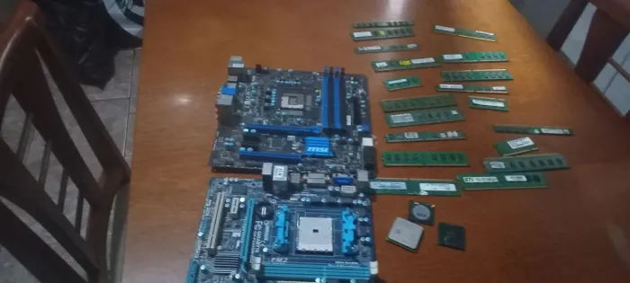 Desapego placa mãe +várias memórias