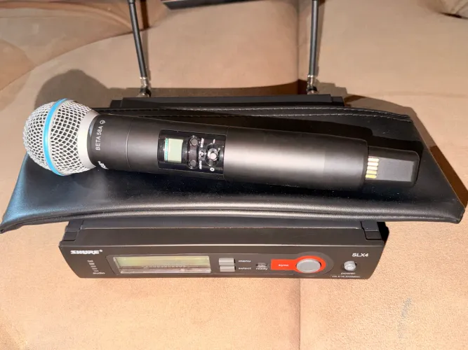 Microfone sem fio shure SLXD4