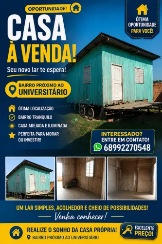 Vendo casa com terreno grande