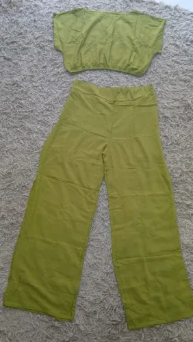 Conjunto croopd e calça Viscolinho