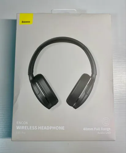 Fone Bluetooth Baseus Encok D02 Pro Wireless Headphone Preto