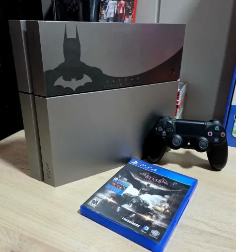 PS4 Playstation 4 Fat 500GB Edição Limitada Batman C/ 1 Controle Jogo Revisado Garantia