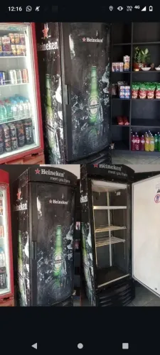 Freezer cervejeira.