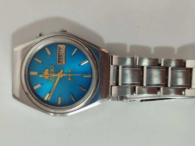 Relógio Vintage Orient 3 Estrelas Automático - Década de 80/90