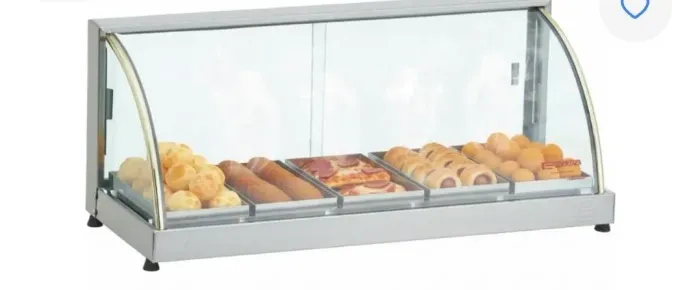 Vitrine de salgados