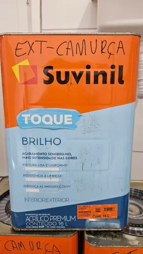 Tinta Suvinil Toque Brilho - 16L, cor Camurça 