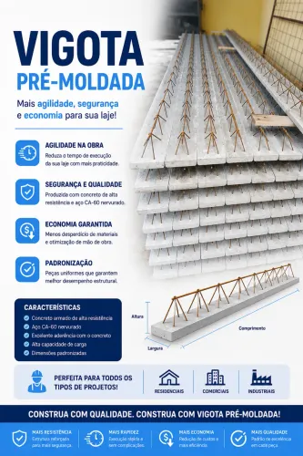 Vigota Pre moldada