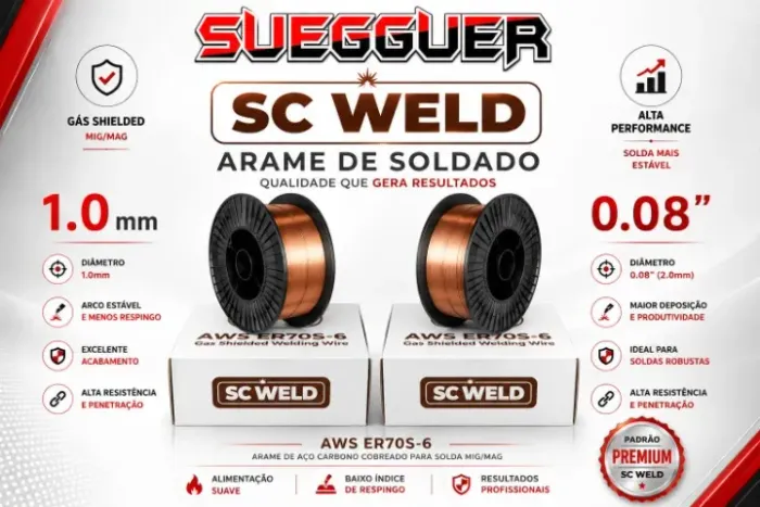 ARAME DE SOLDA SC WELD