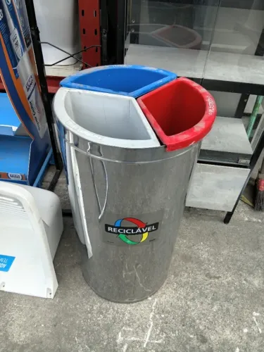 Lixeiras de Inox Recicláveis