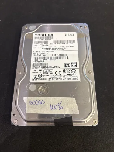 HDD DISCO RÍGIDO MECÂNICO 3,5 polegadas 500GB TOSHIBA