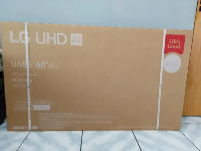 Tv LG 60 polegadas smart 4k nova na caixa completa com nf