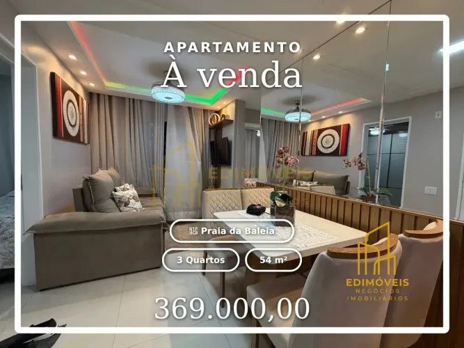 Linda opção em Praia da Baleia: Apartamento com 3 quartos e ótima localização!