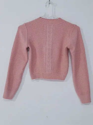Tricô rosa
