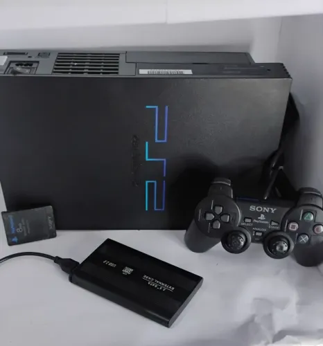 Playstation 2 FAT completo HD lotado de jogos 