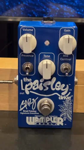 Pedal Wampler Brad Paisley Distortion Signature Azul