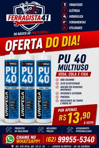 PU40 - Unipega - R$ 13,90