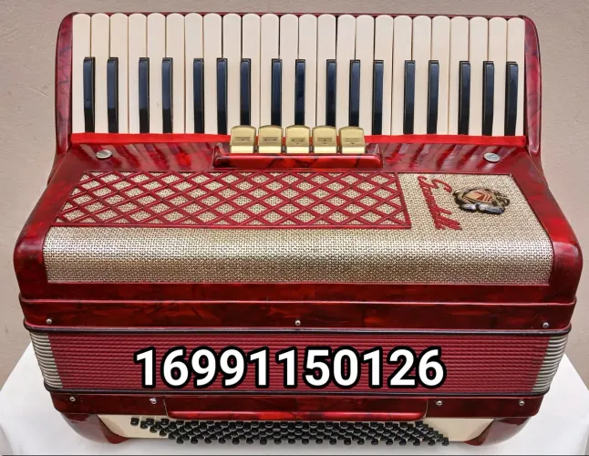 Acordeon Sanfona Scandalli de 120 baixos *