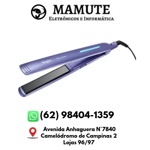 Prancha Alisadora Chapinha Elgin Glossy Color Bivolt 230°c