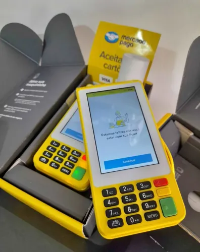 Máquina de cartão mercado pago