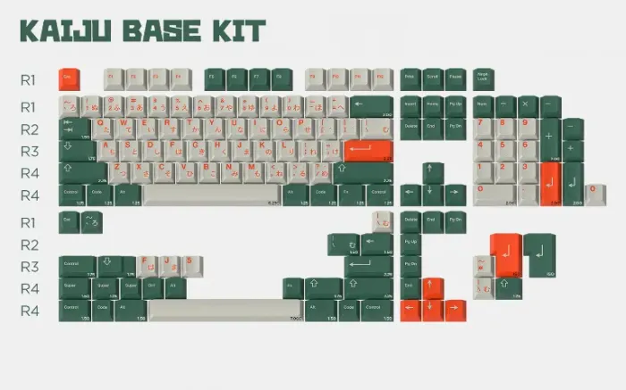 keycaps gmk kaiju