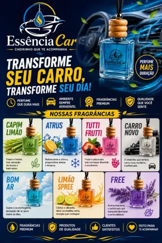 Cheirinho de carro e vários essências para vários ambientes 