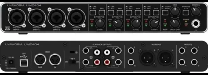Interface Behringer UMC 404HD