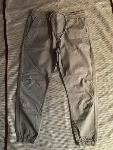Calça jogger zara nova 44 cinza claro top