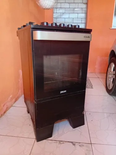 Fogão Mueller 4 bocas tampo de vidro 
