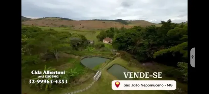 Propriedade Rural com 242 ha distrito de Itui - São João Nepomuceno MG