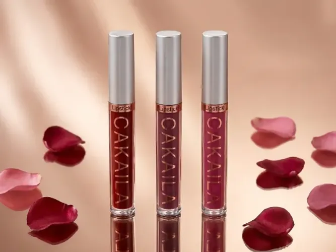 Kit 3 Batons Líquidos Matte Cakaila - Alta Duração e Cores Elegantes 