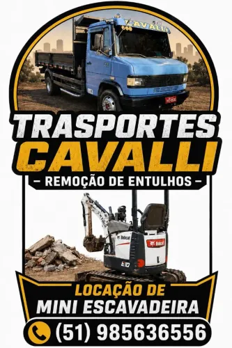 Transporte/remoção de entulhos/mini escavadeira 