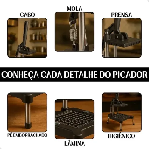 Cortador de legumes e batatas