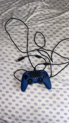 Controle PS4 Nacon Wired Compact - Azul (Raro / Esgotado no Brasil)