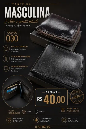 Carteira masculina