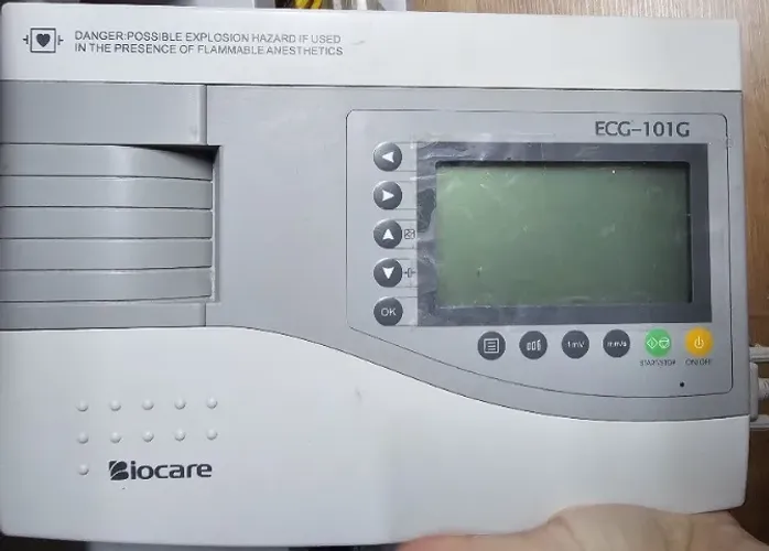Eletrocardiógrafo  ECG-101G Marca: BIOCARE