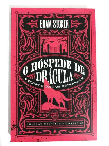 Livro "O Hóspede de Drácula e Outros Contos Estranhos" (Bram Stoker) - usado.