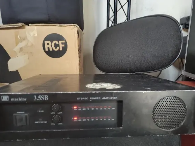 Amplificador Machine 3.5SB - Potência Machine  - 1.200w  - Raridade - SP - Só Venda